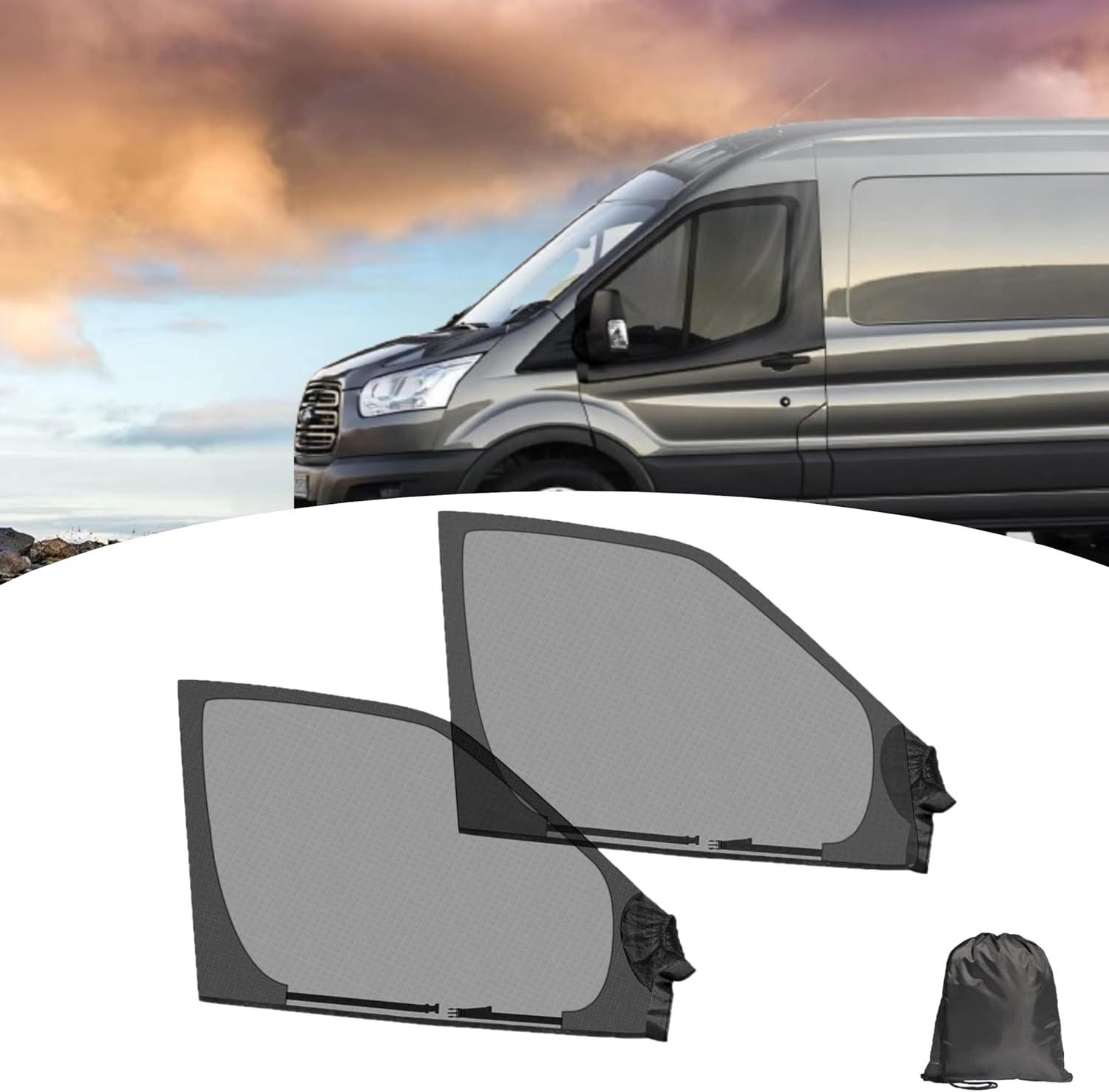 Car Accessories Window - 2pcs Universal Motorhome Window Bug Screens