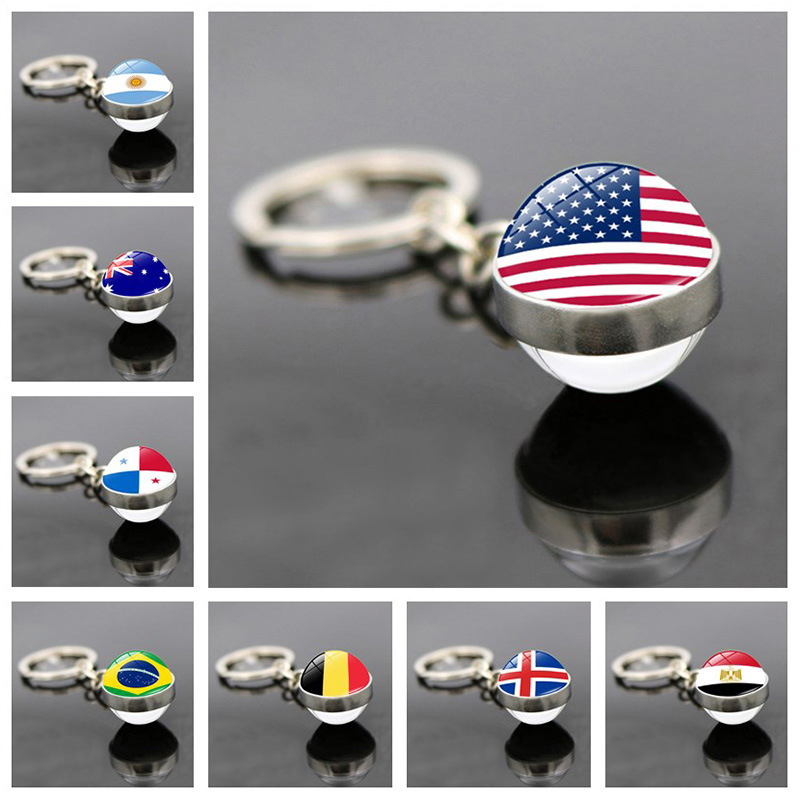 Car Accessories Australia - National Flag Keychain in Argentina Australia