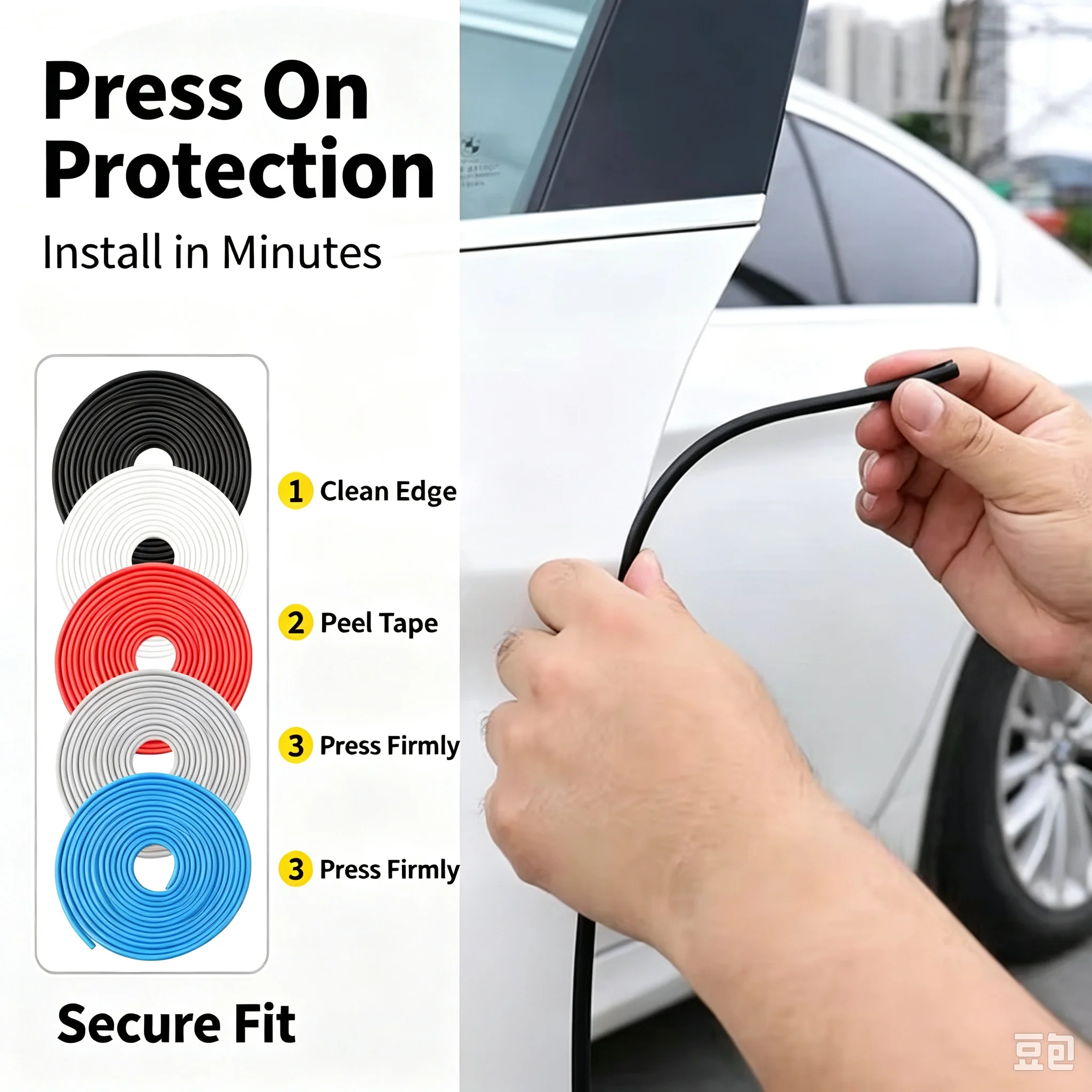 Car Door Edge Guard - Rubber Car Door Edge Guards Universal