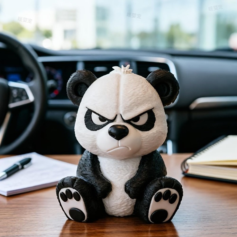 3D Car Figurine Irritable Pand - đánh giá và giá Car Accessories Oman