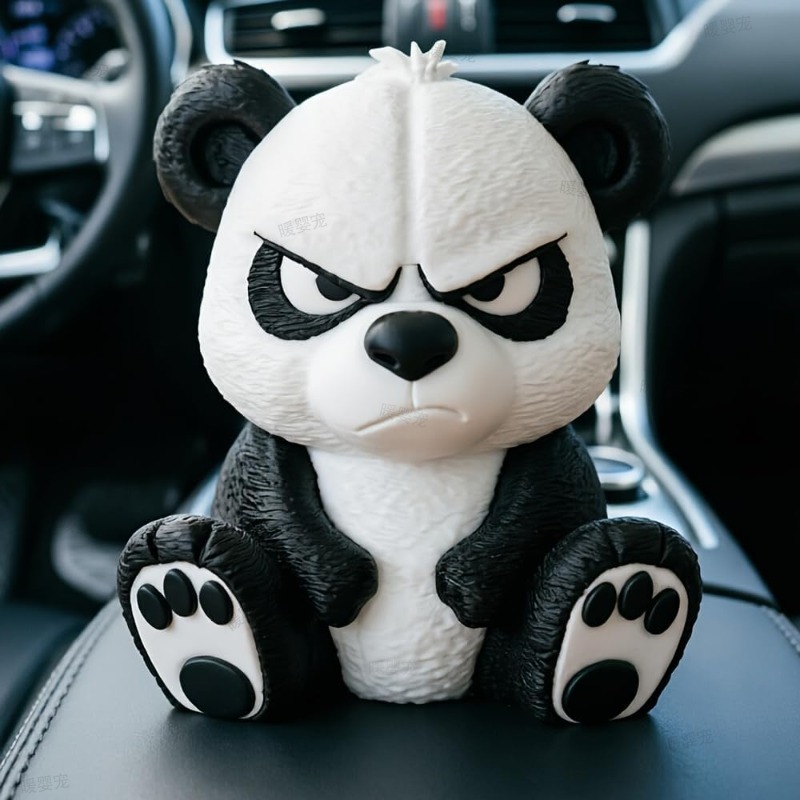 3D Car Figurine Irritable Pand - đánh giá và giá Car Accessories Oman