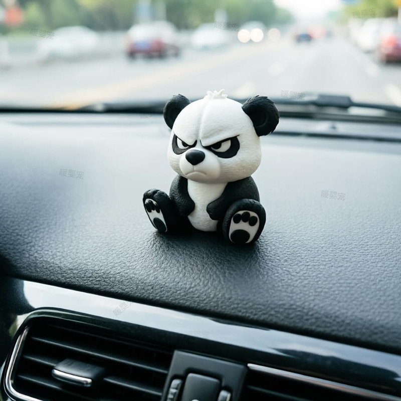 3D Car Figurine Irritable Pand - đánh giá và giá Car Accessories Oman