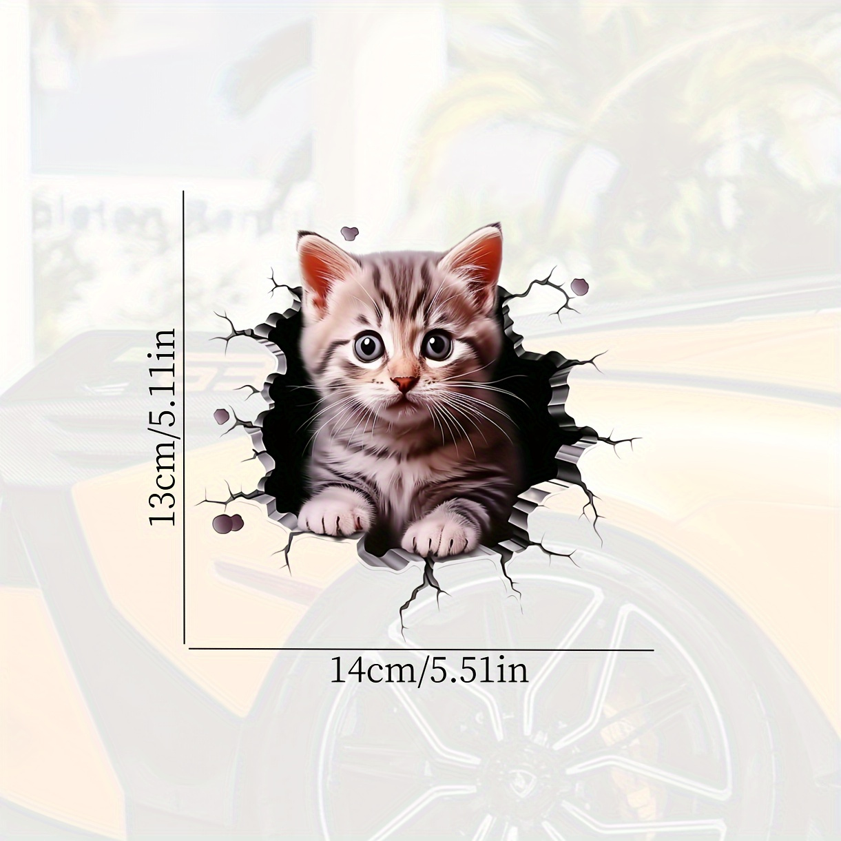 Polyvinyl Chloride Cat Pattern - đánh giá và giá Car Accessories Unique