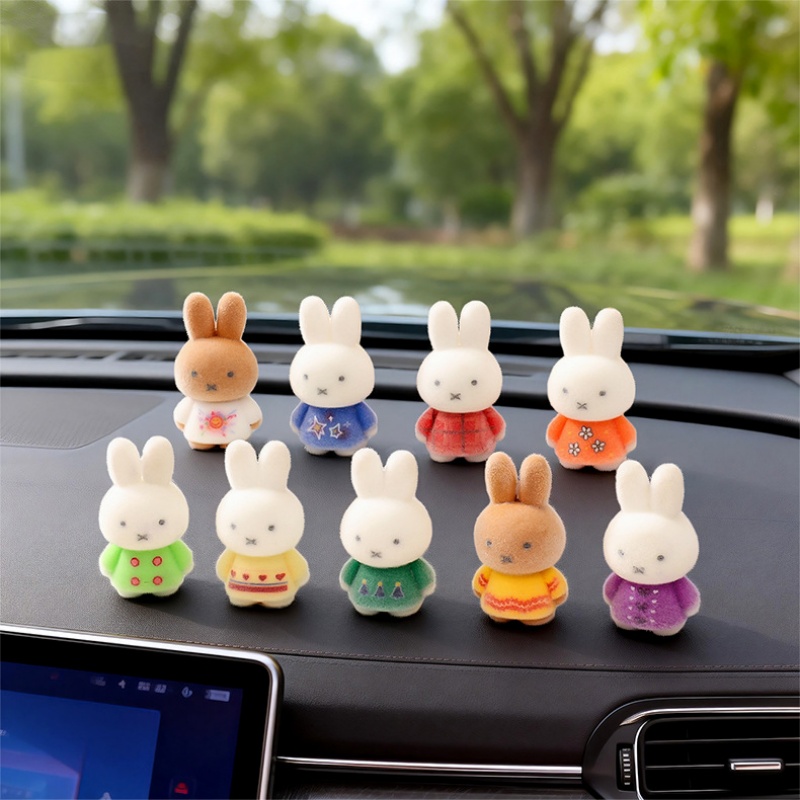 Kawaii Flocking Miffy Rabbit S - đánh giá và giá Car Accessories Oman