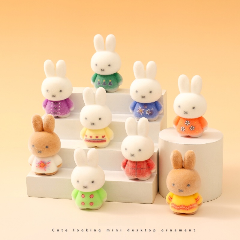 Kawaii Flocking Miffy Rabbit S - đánh giá và giá Car Accessories Oman