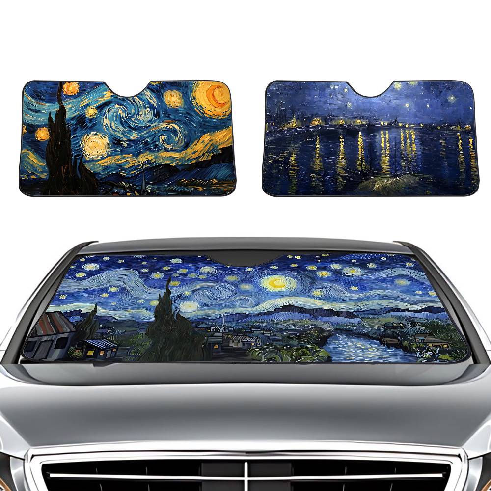 Starry Night V-Van G-Gogh Car  - đánh giá và giá Car Accessories Window