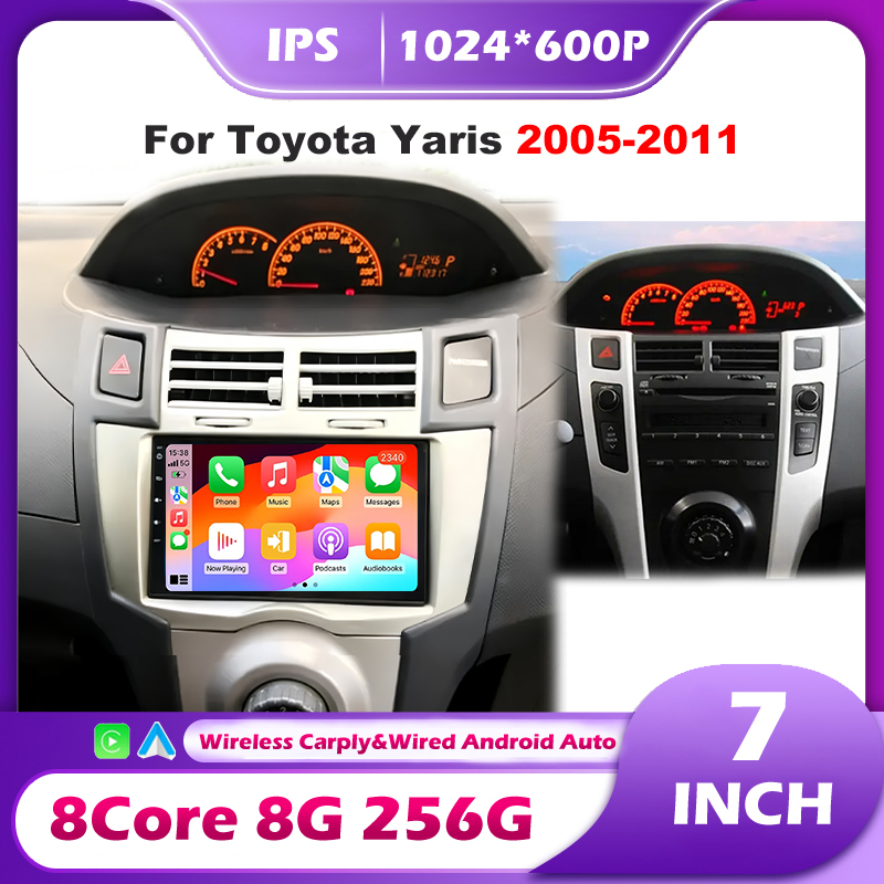 7' For Toyota Yaris 2005-2011  - đánh giá và giá Car Accessories Online
