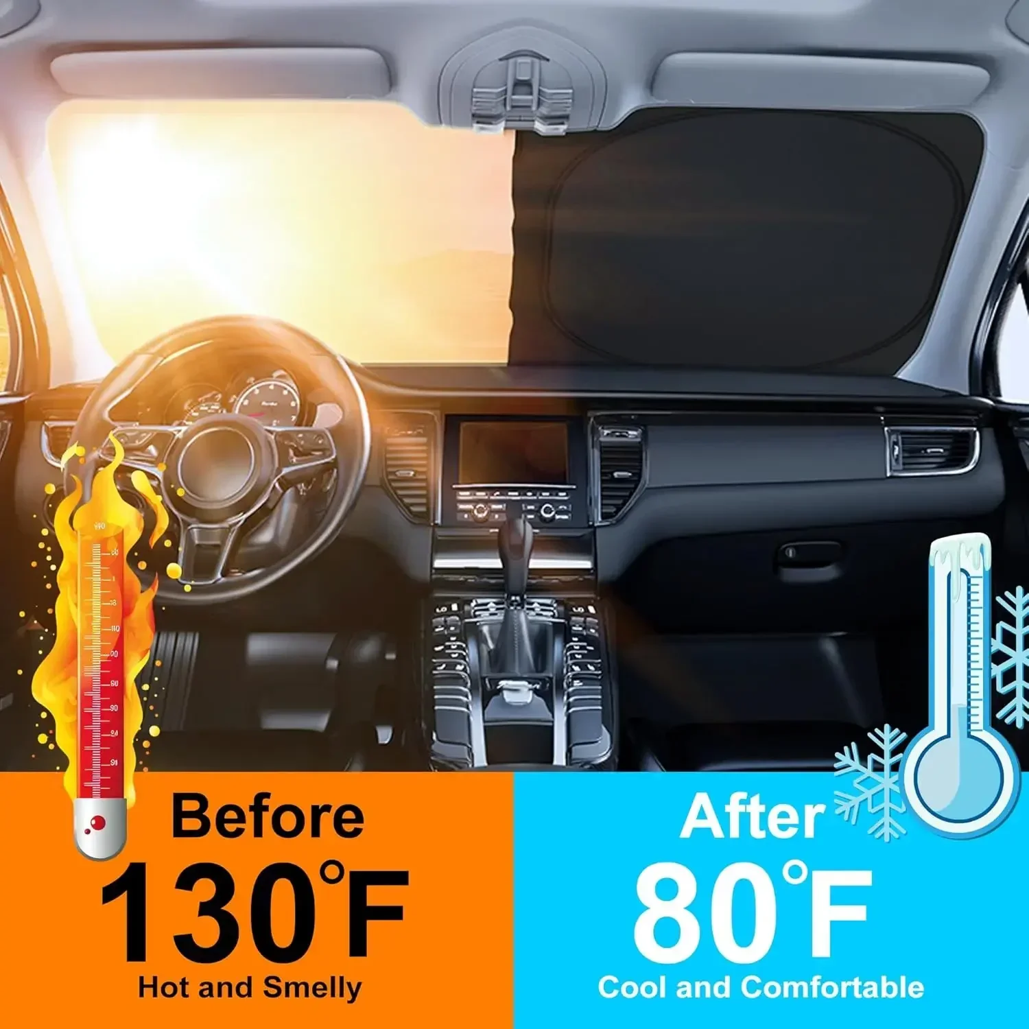New Summer Car Front Window Su - đánh giá và giá Car Accessories Window