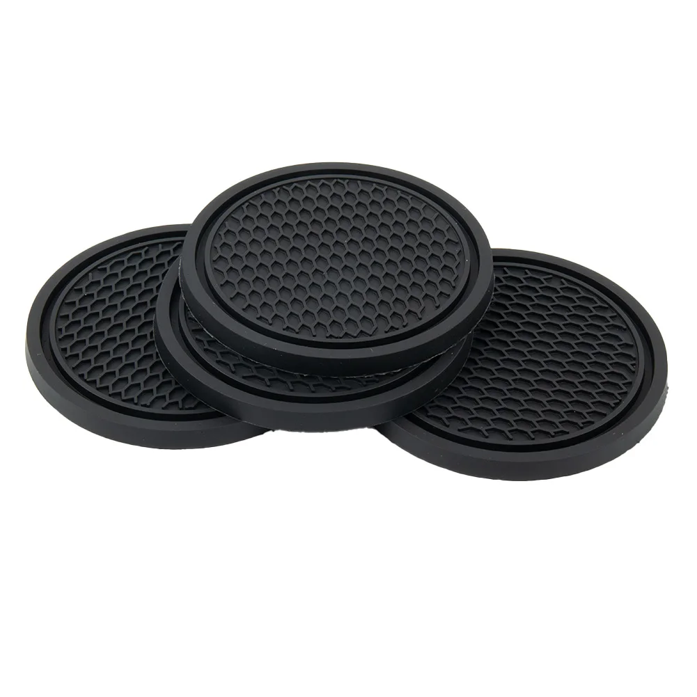 4pcs Car Coaster Non-Slip Sili - đánh giá và giá Car Accessories Unique