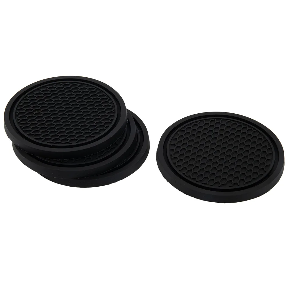 4pcs Car Coaster Non-Slip Sili - đánh giá và giá Car Accessories Unique