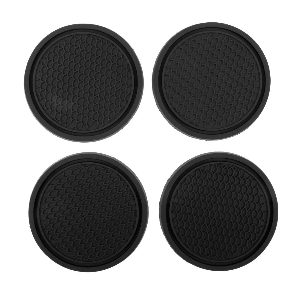 4pcs Car Coaster Non-Slip Sili - đánh giá và giá Car Accessories Unique