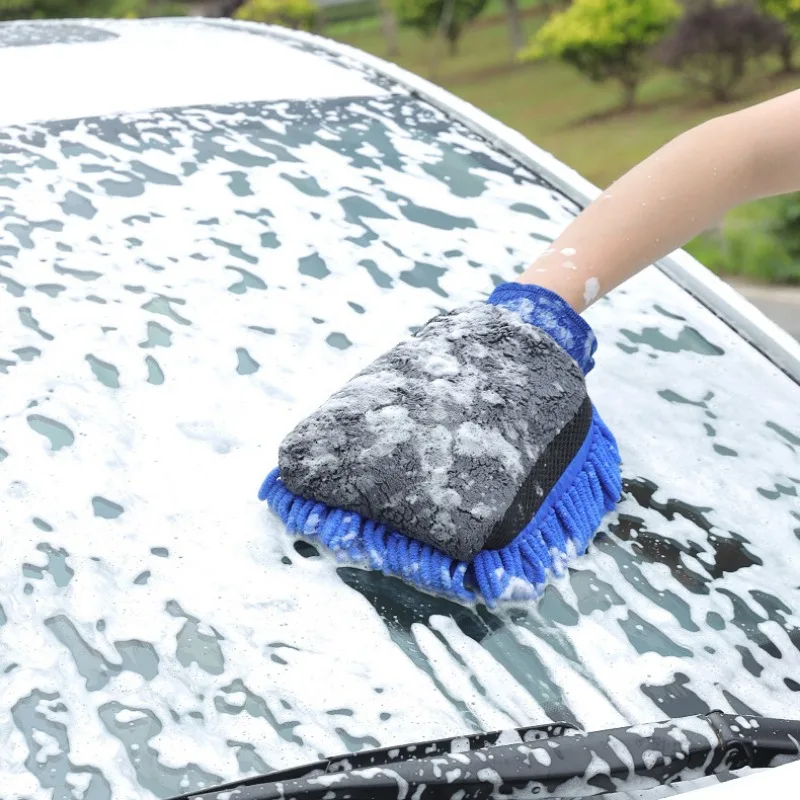 Microfiber Car Wash Gloves Che - đánh giá và giá Car Detailing Brush