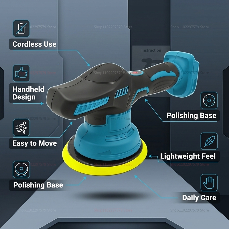 Cordless 18V Car Polisher Elec - đánh giá và giá Car Detailing Brush