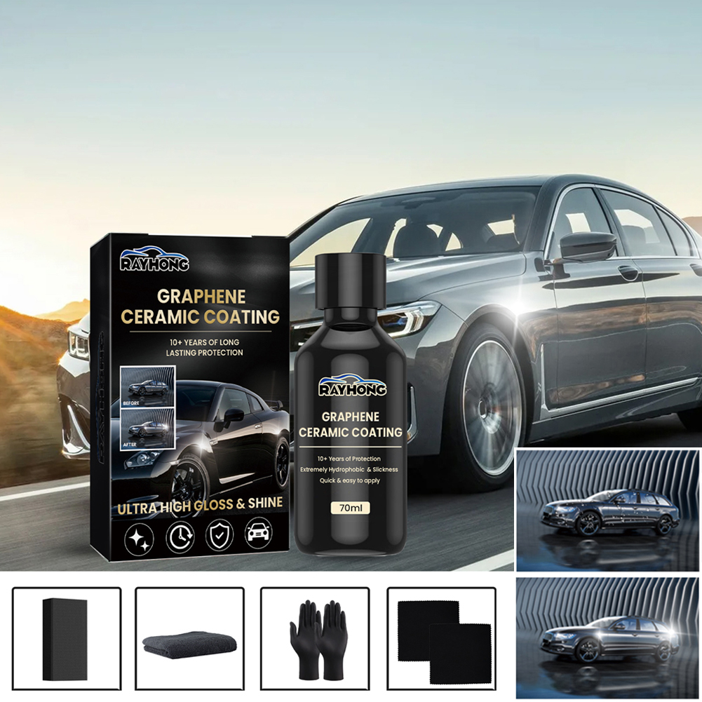 70ml Graphene Ceramic Coating  - đánh giá và giá Car Detailing Brush