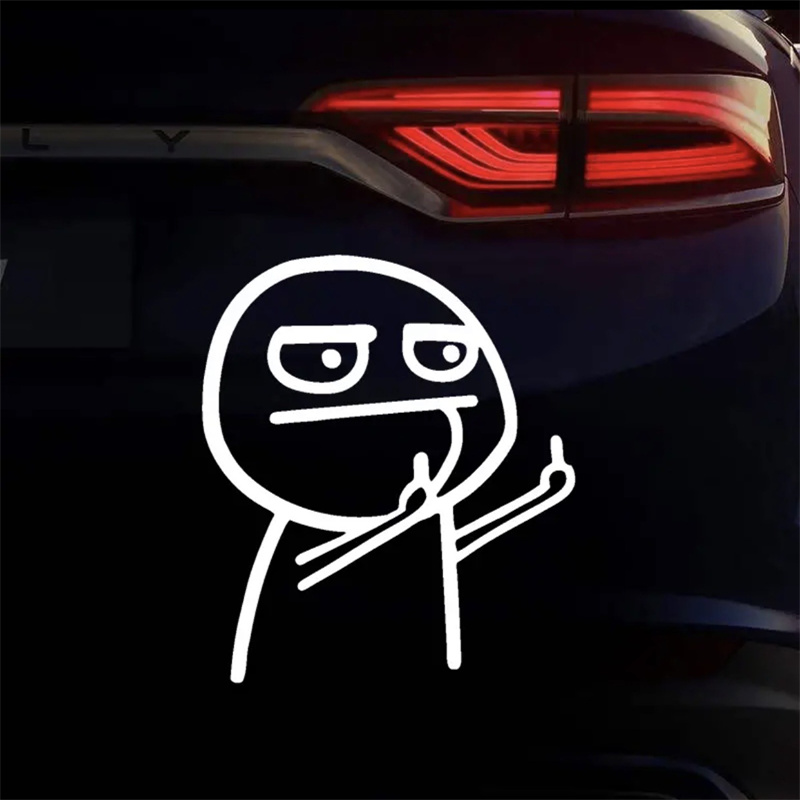 Cartoon Funny Middle Finger Re - đánh giá và giá Car Accessories On Amazon