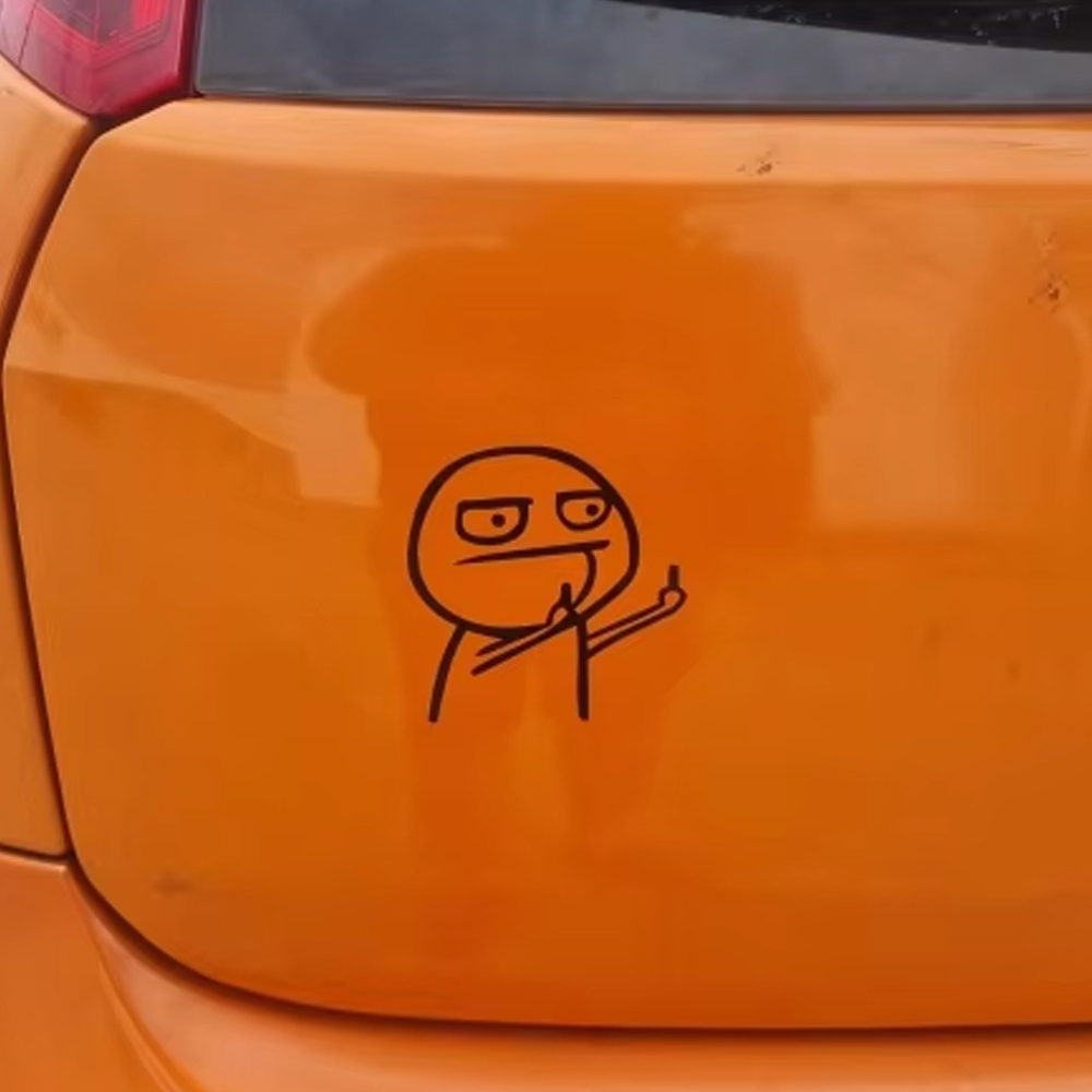 Cartoon Funny Middle Finger Re - đánh giá và giá Car Accessories On Amazon