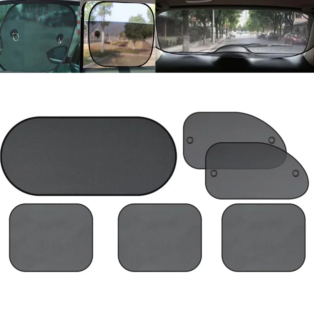 1Set Black Window Curtain Side - đánh giá và giá Car Accessories Window
