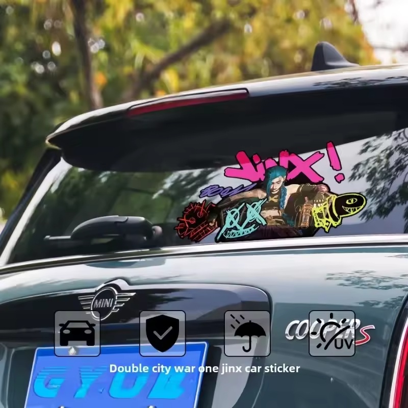 Arcane Jinx Graffiti Reflectiv - đánh giá và giá Car Accessories Window