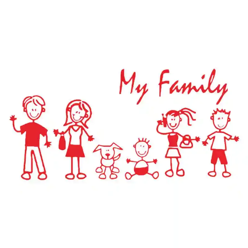 Car Sticker Family Stick Figur - đánh giá và giá Car Accessories On Amazon