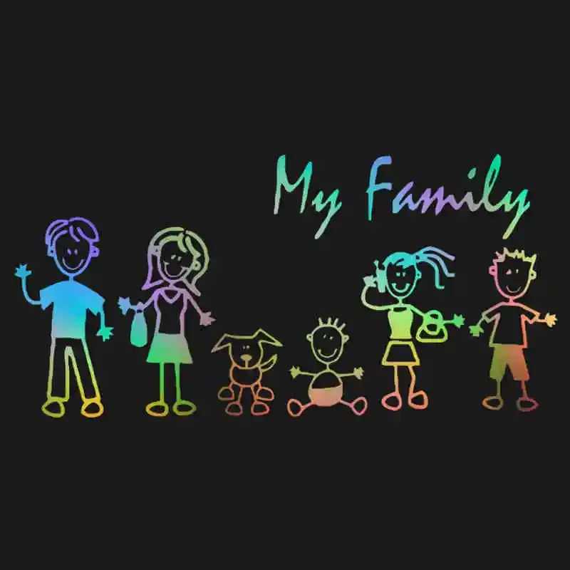 Car Sticker Family Stick Figur - đánh giá và giá Car Accessories On Amazon