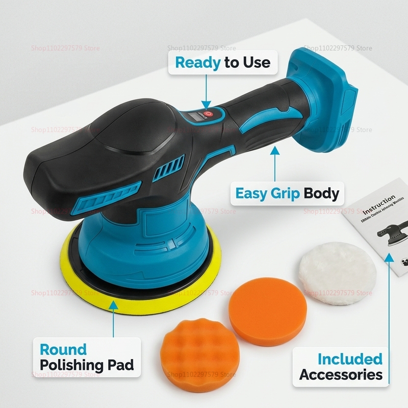 Wireless 18V Electric Car Poli - đánh giá và giá Car Detailing Brush