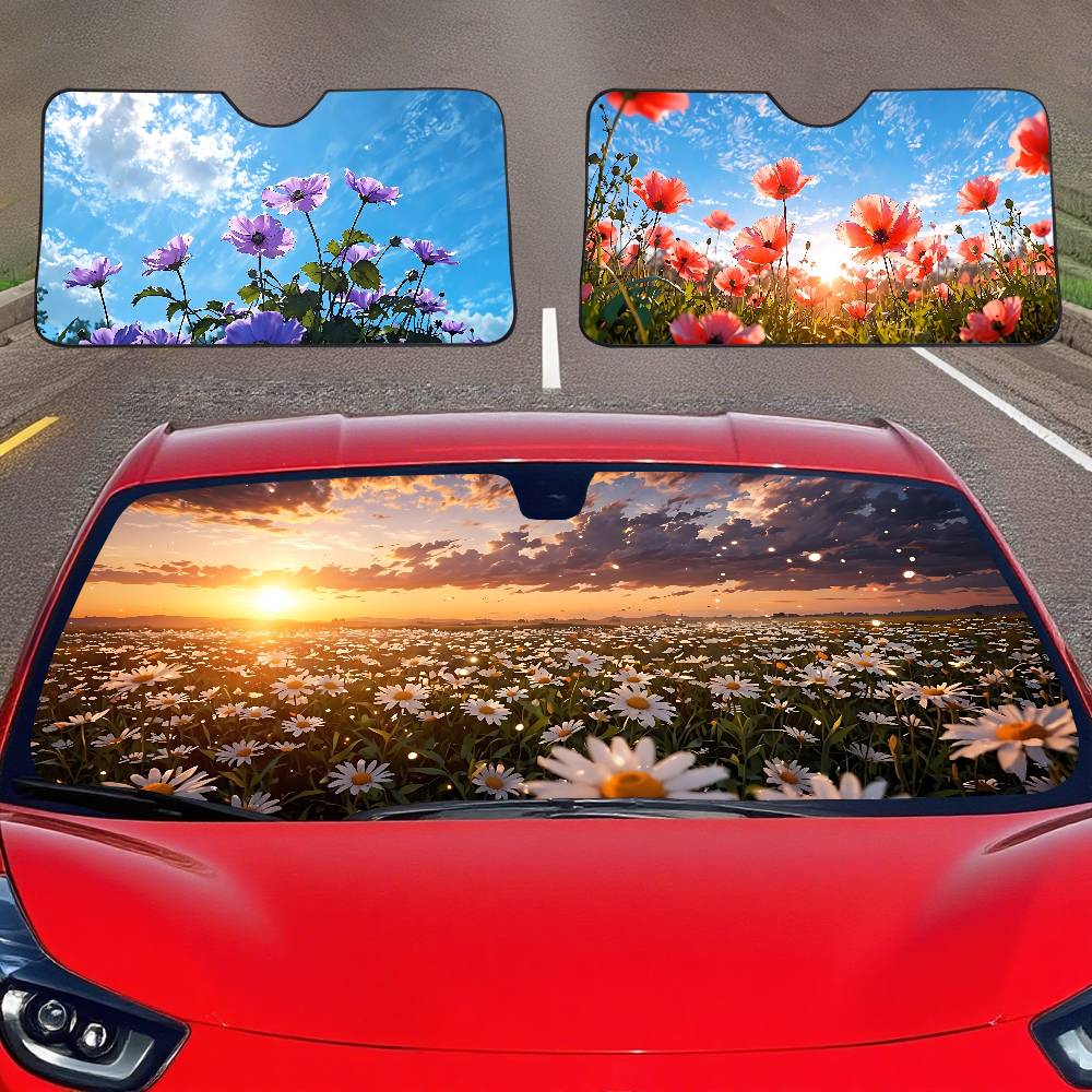 Sunshine And Flowers Car SunSh - đánh giá và giá Car Accessories Window