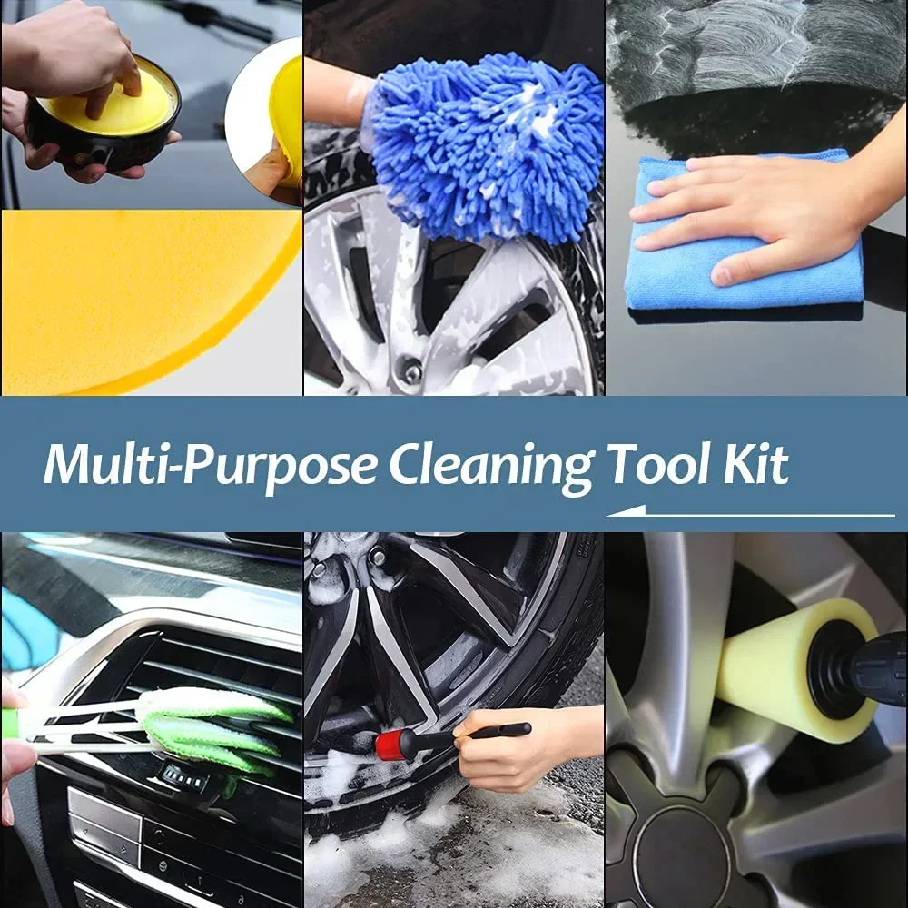 New Car Detailing Cleaning Kit - đánh giá và giá Car Detailing Brush
