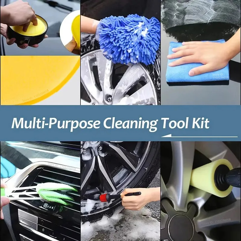 New Car Detailing Brushes Kit  - đánh giá và giá Car Detailing Brush