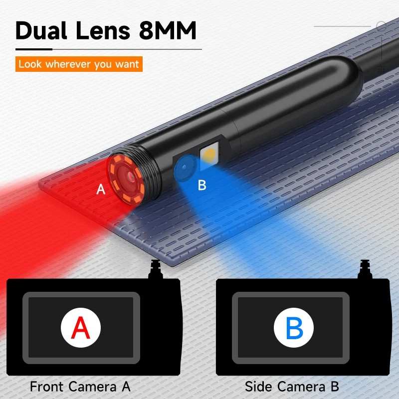 5.5/8mm 4.3in Single Dual Lens - đánh giá và giá Car Accessories Online