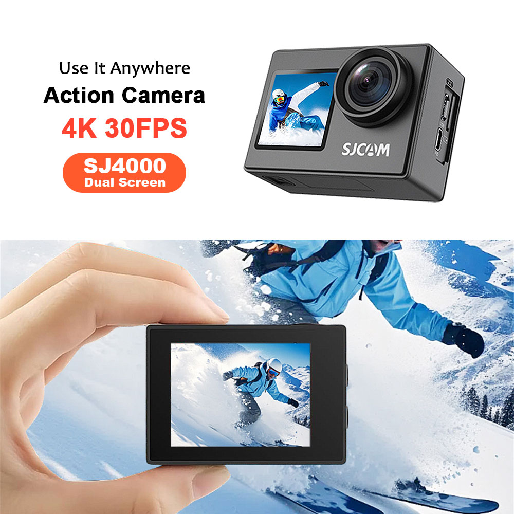 SJCAM SJ4000 4K/30 fps Action  - đánh giá và giá Car Accessories Online