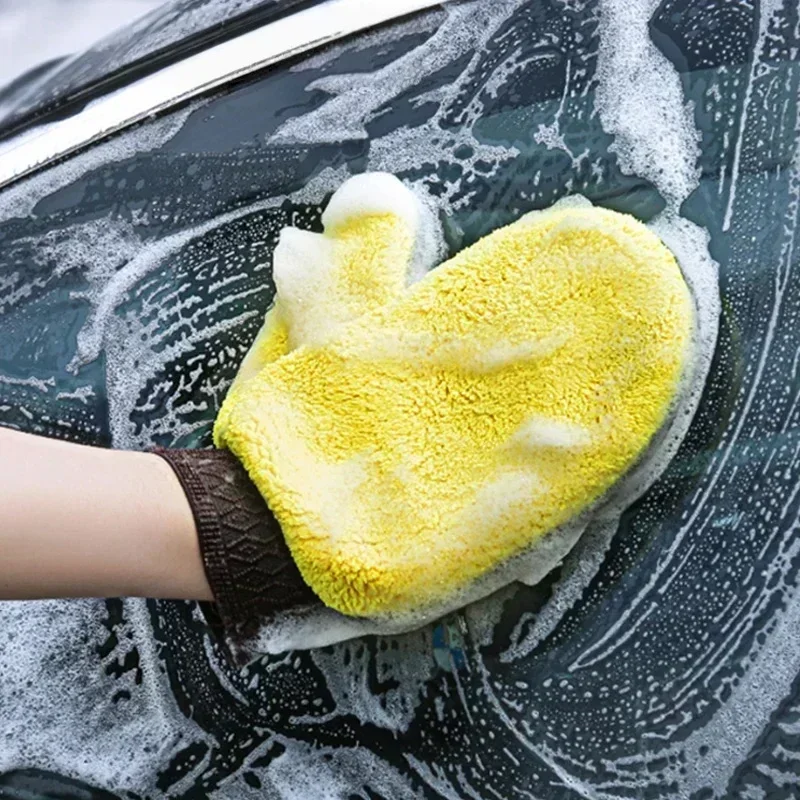 Microfiber Car Washing Glove D - đánh giá và giá Car Detailing Brush