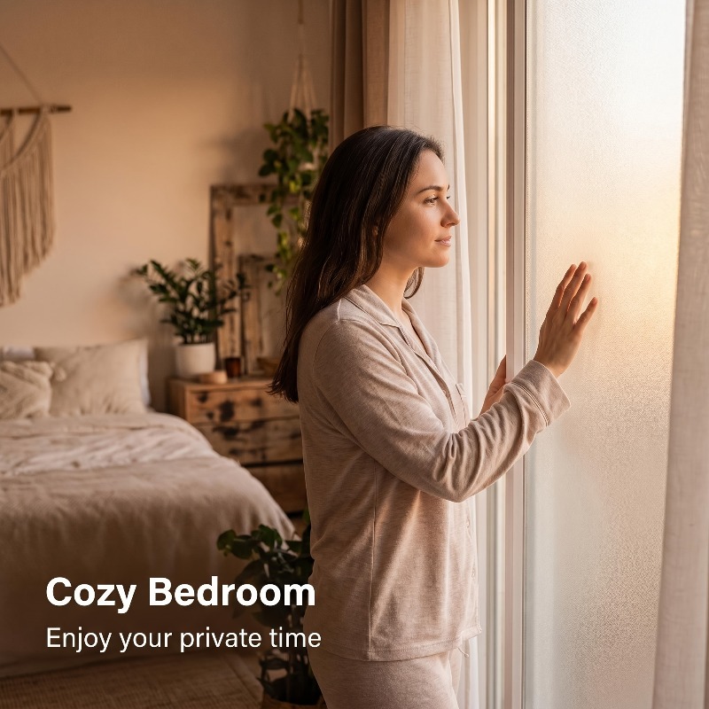 Pure White Frosted Privacy Win - đánh giá và giá Tinted Window Film