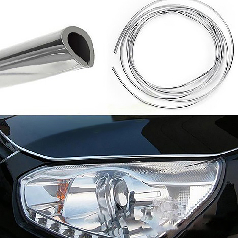[J] 6m Car Door Chrome Mouldin - đánh giá và giá Car Door Edge Guard