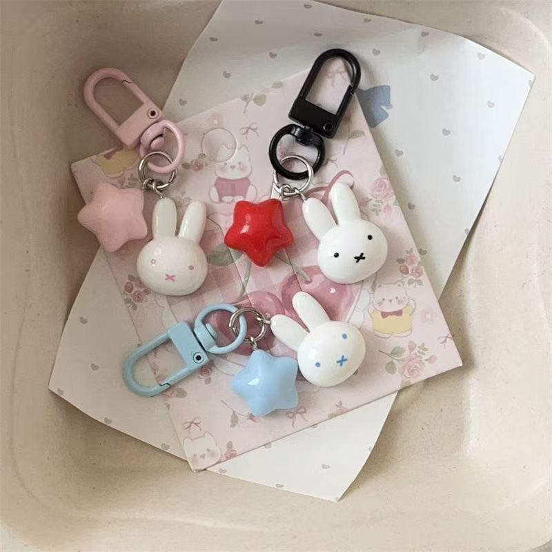 Kawaii Miffy Keychain Cute Rab - đánh giá và giá Car Accessories Unique