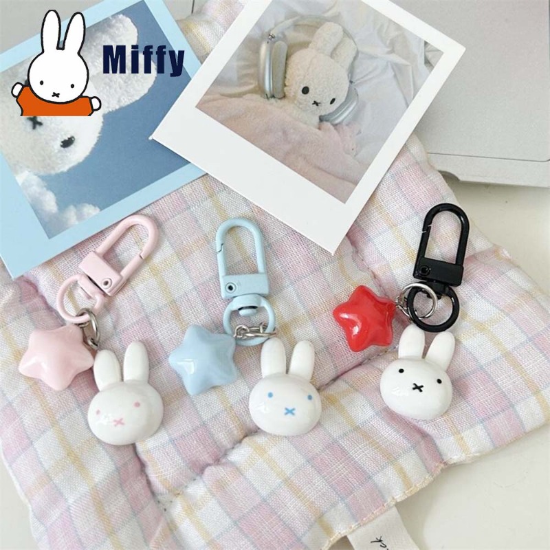Kawaii Miffy Keychain Cute Rab - đánh giá và giá Car Accessories Unique