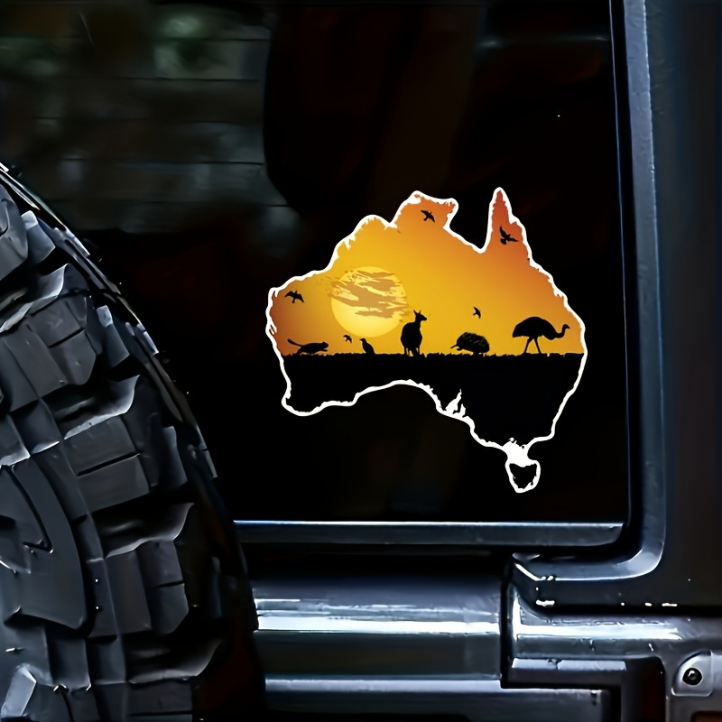 Australian flag and wildlife s - đánh giá và giá Car Accessories Australia